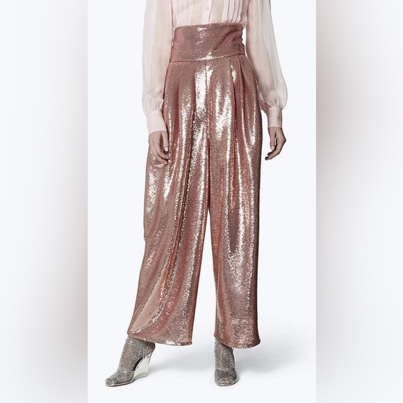 Marc Jacobs Runway Pink Micro Sequin Dress Pants - Picture 12 of 12